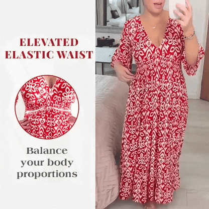 Selene Bohemian Midi Dress