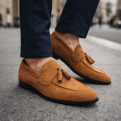 Ashbury Suede Tassel Loafers