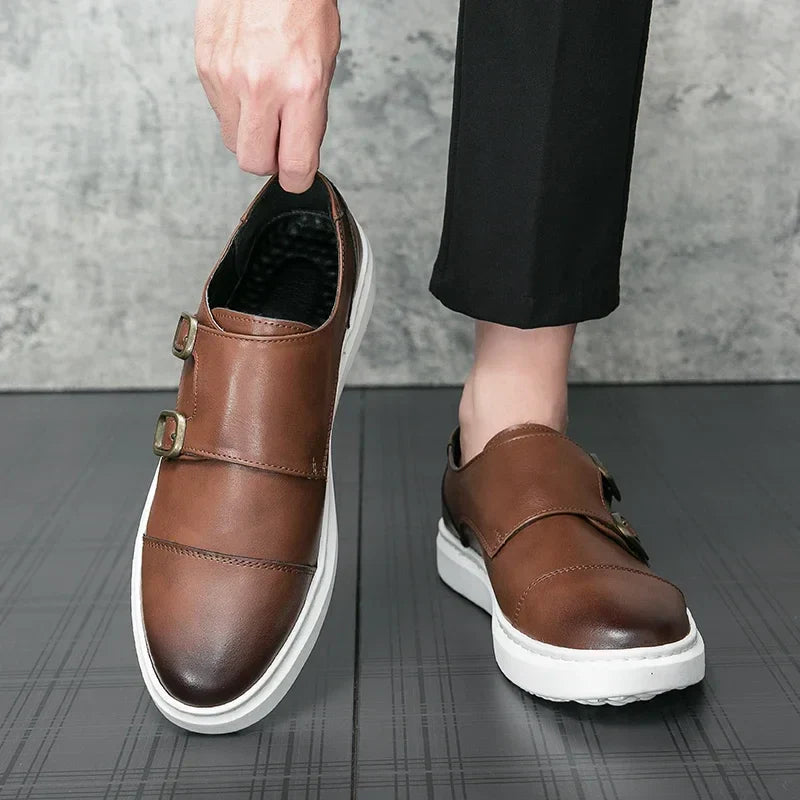 Vero Monk Leather Shoes