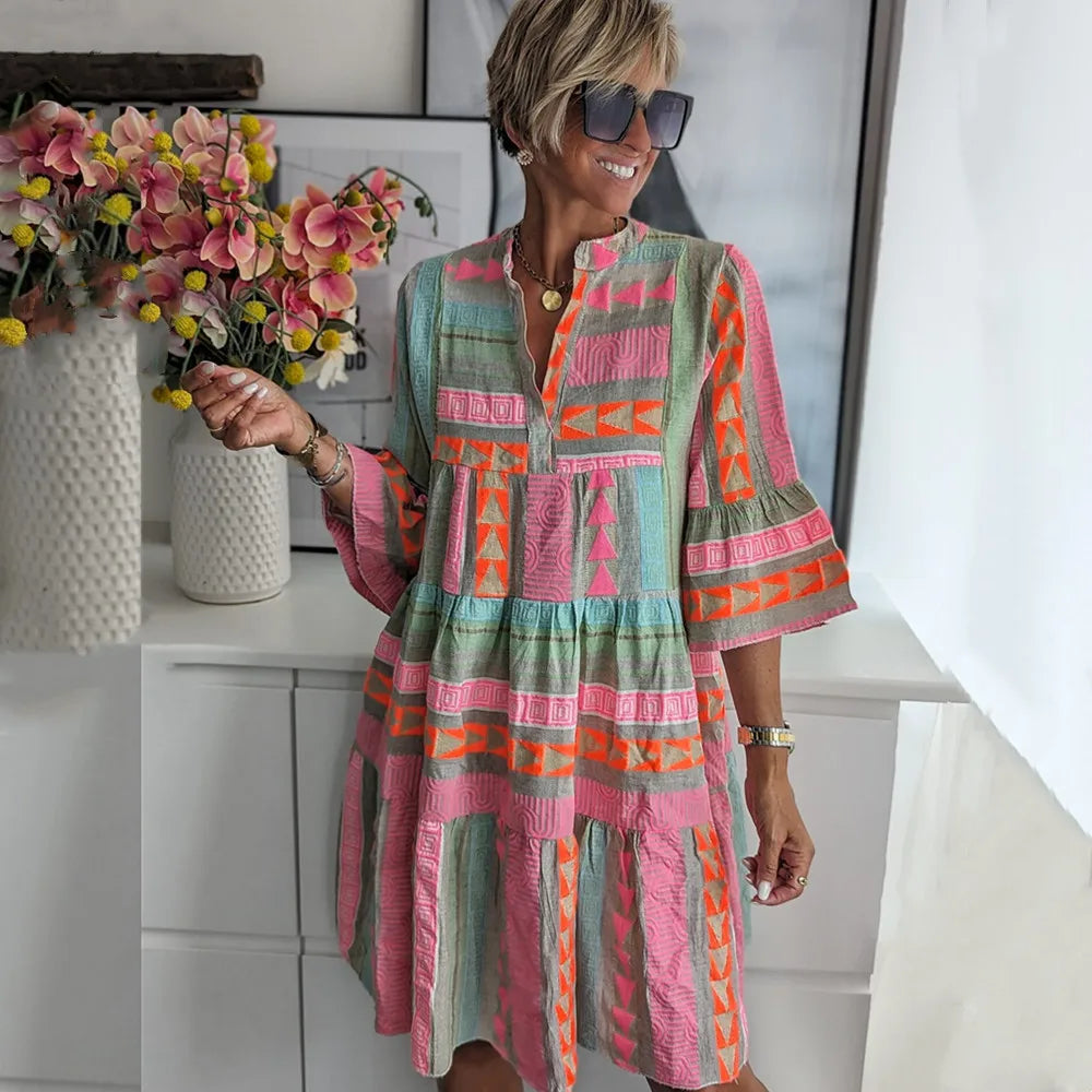 Hallie™ - Casual Vintage Dress